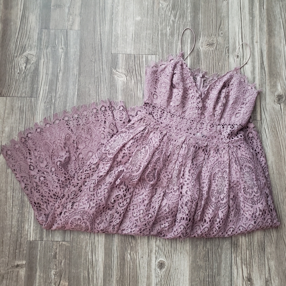 ASOS Petite Lace Midi Dress